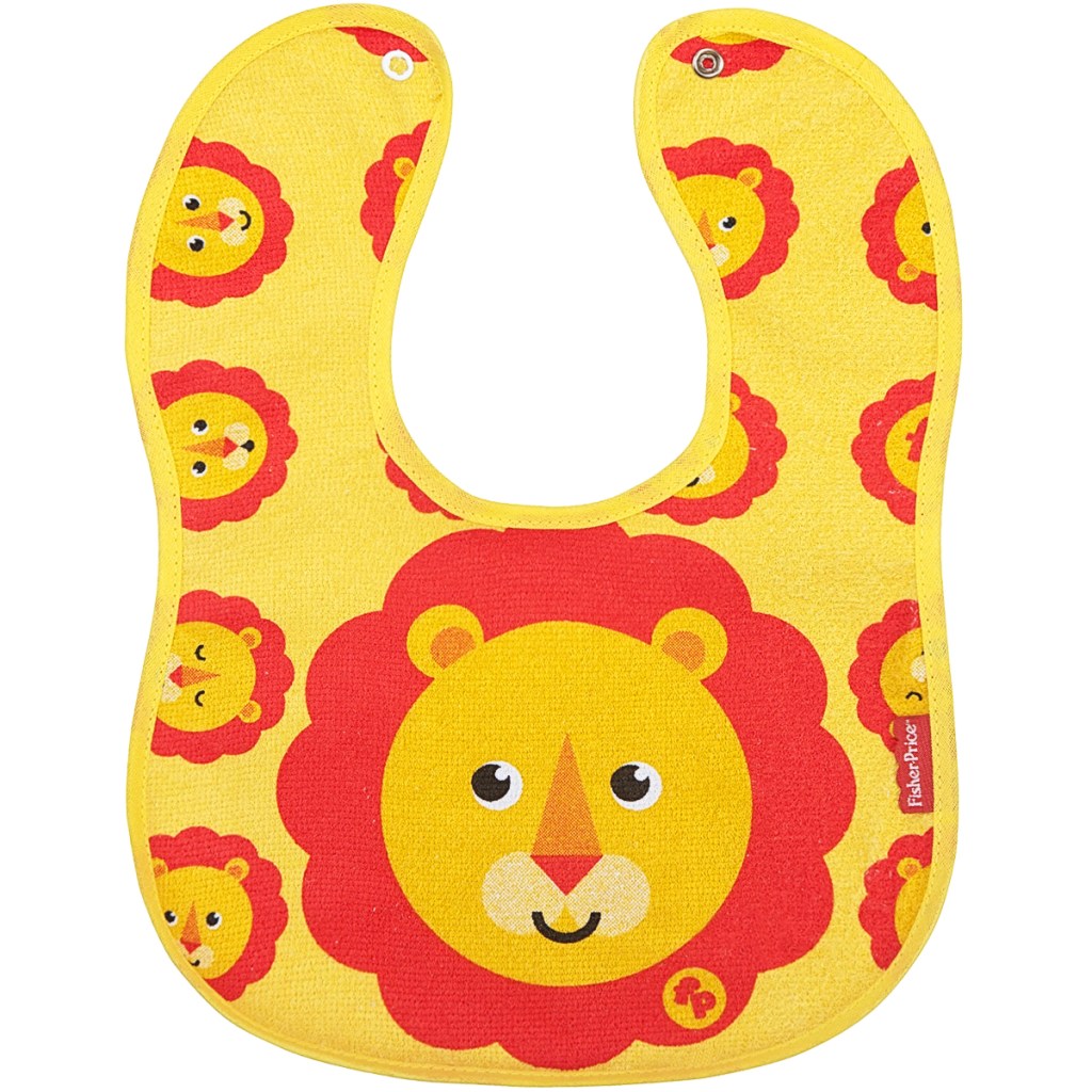 Babador Anatômico em atoalhado Leãozinho